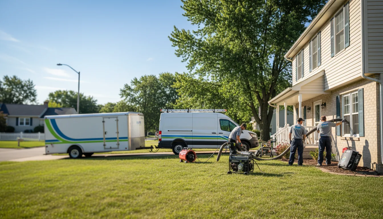 Flooded Basement Restoration And Cleanup With Repair in Rock, KS near me
